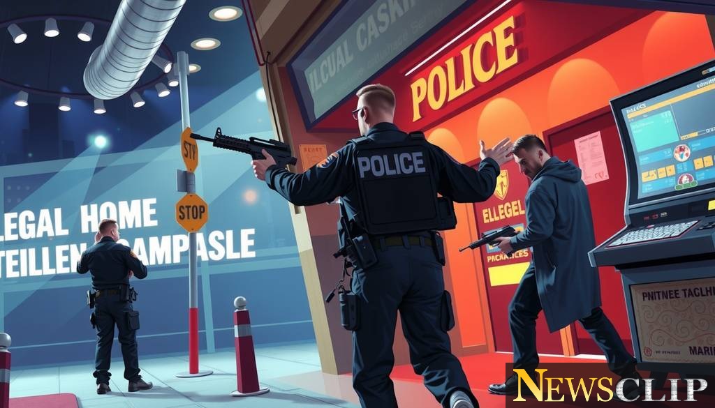 Tallahassee's Illegal Gambling Raid: Two Arrested, 29 Machines Seized