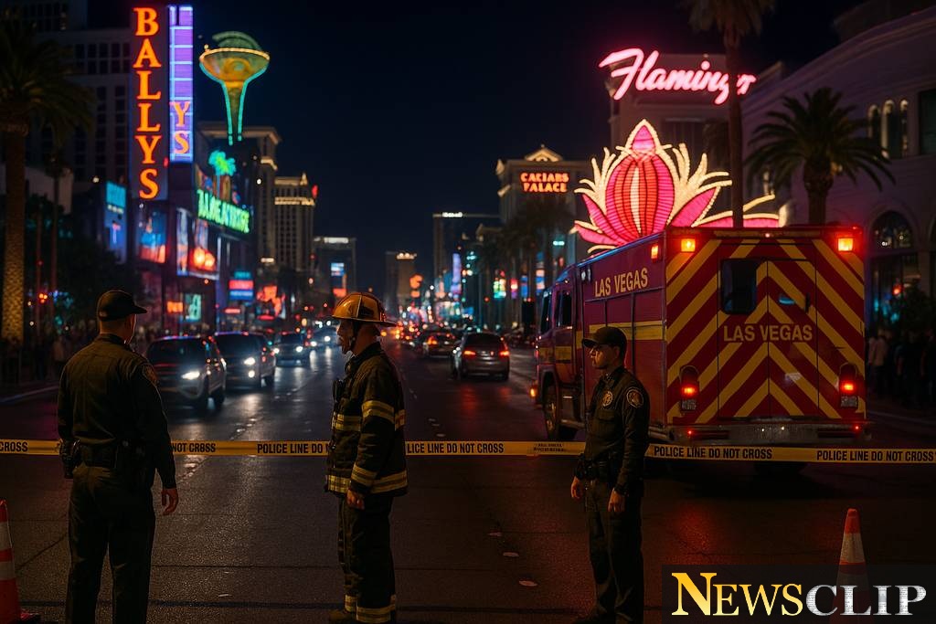 Las Vegas Strip Shooting Sparks Business Barricade