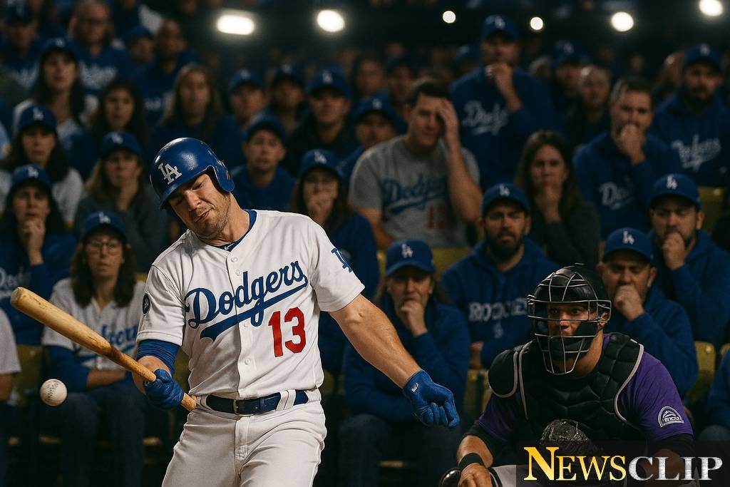 Dodgers Stumble at the Plate in Frustrating Loss to Rockies