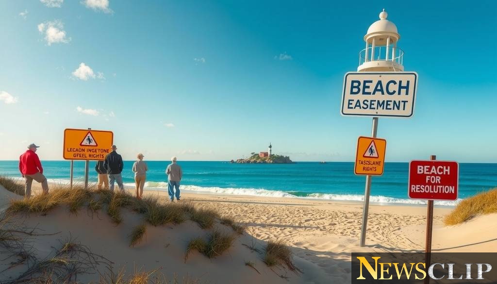 Coastal Clarity: Urgency in Resolving Beach Easement Stalemate