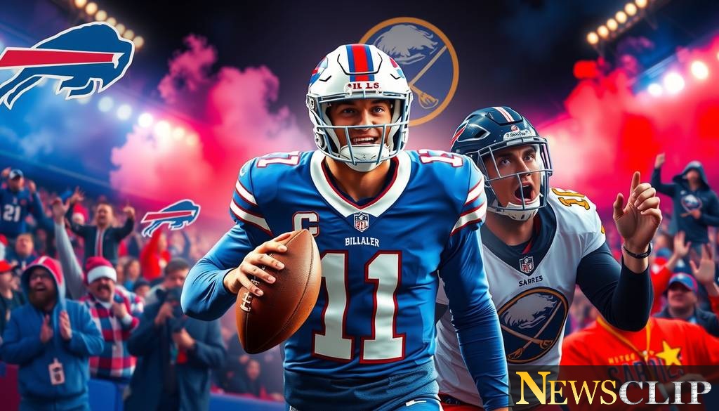 Bills QB Josh Allen Electrifies Sabres Hype in Buffalo