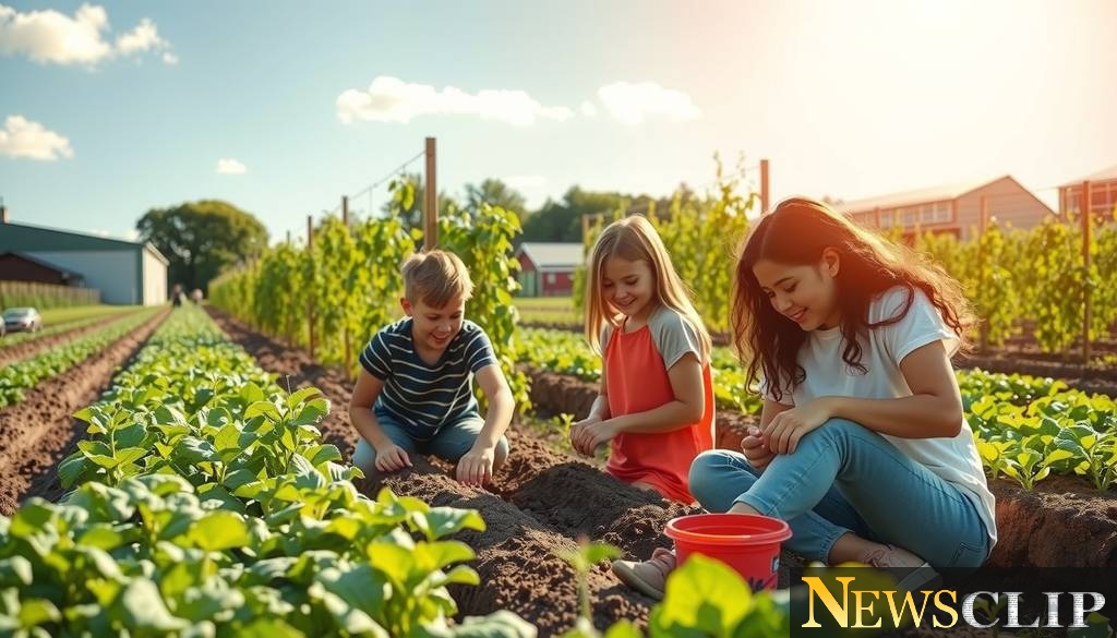 Empowering Future Innovators: Dunlap's Hands-On Farm Experience