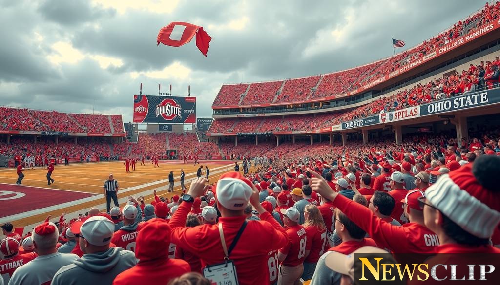 Ohio State Dominates College Football Rankings as Rivals Slip