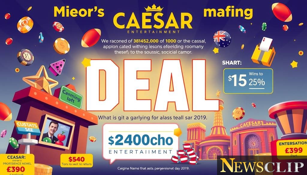 Caesars Entertainment on the Brink of a Major Deal: What It Means for the Gaming World