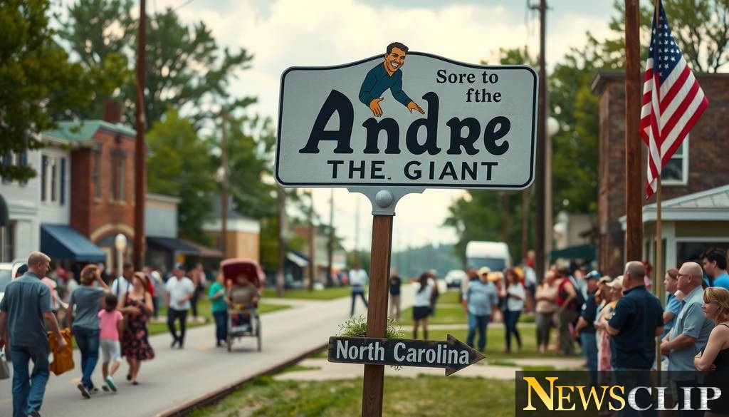 Honoring a Giant: North Carolina Celebrates Andre The Giant with a Roadside Tribute