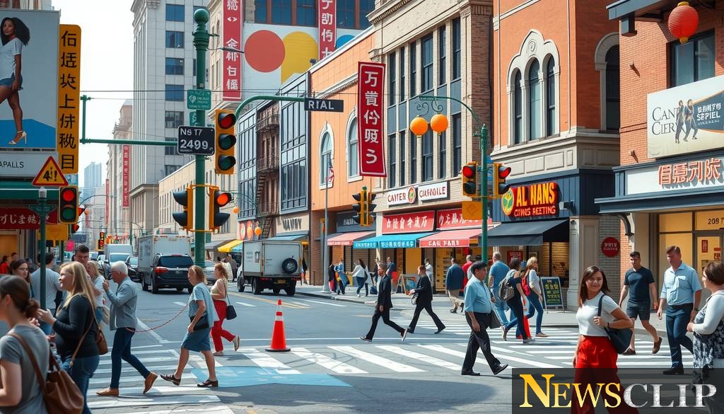Navigating Change: New Pedestrian Crossing Near Chinatown Sparks Safety and Business Debate