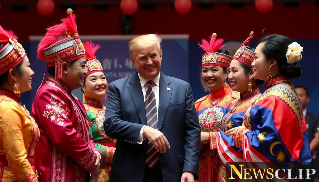 Trump's Grand Entrance: A Showman's First Day in Asia