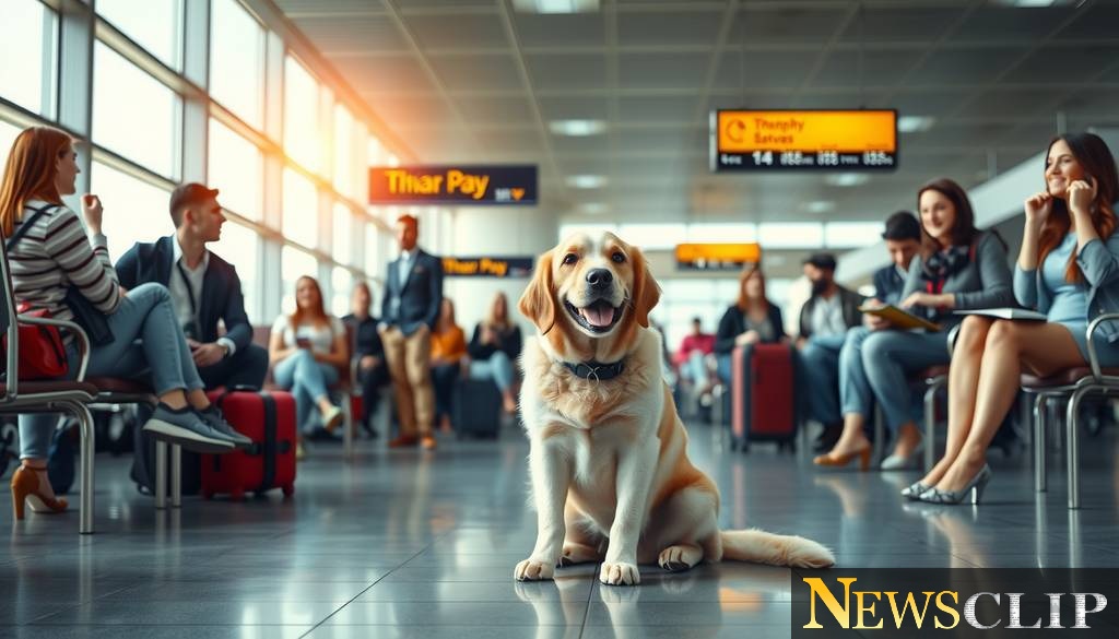Healing Paws Take Flight: Therapy Dogs Enrich Akron-Canton Airport Experience