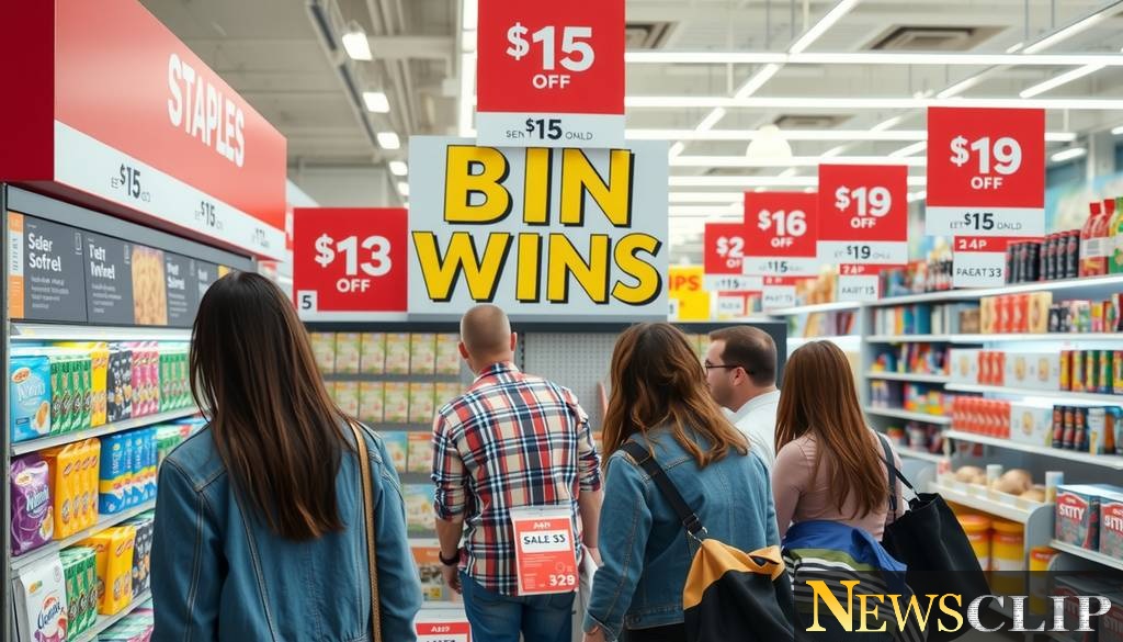 Inside the $15 Bin Wins: A Shopping Experience at Staples