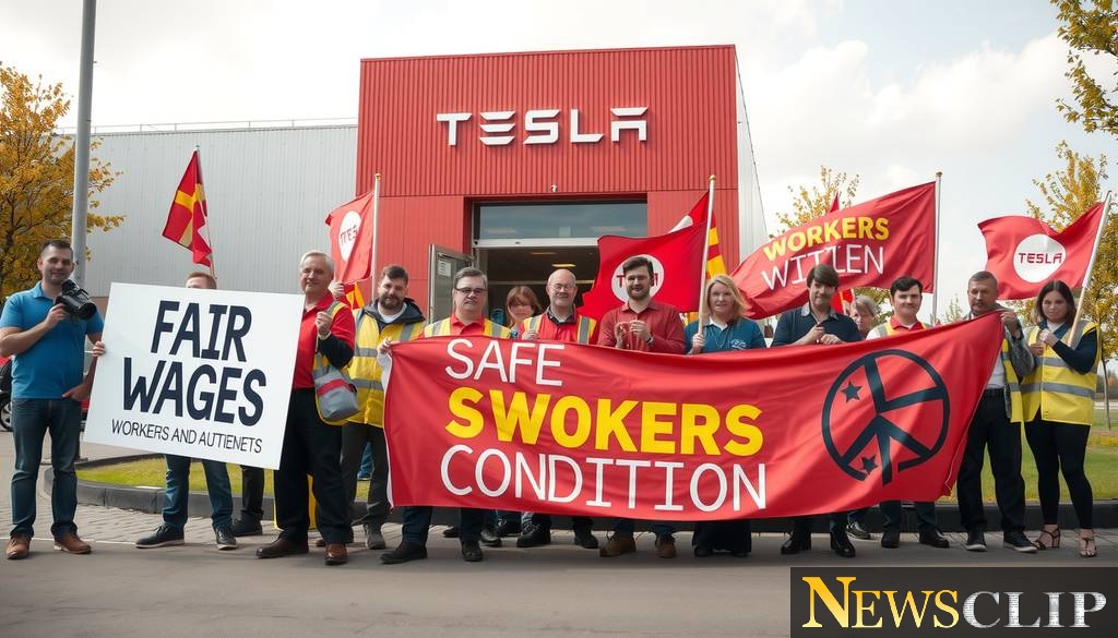 Swedish Workers Stand Firm in Battle Against Tesla