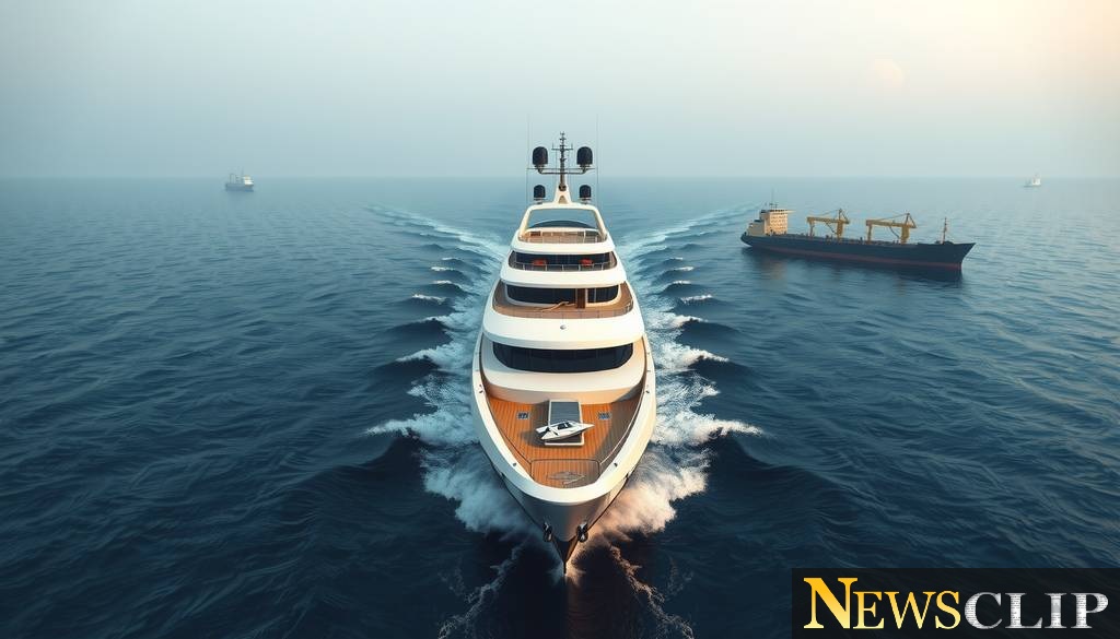 Navigating Tensions: The Voyage of a $500 Million Russian Superyacht Through the Strait of Hormuz