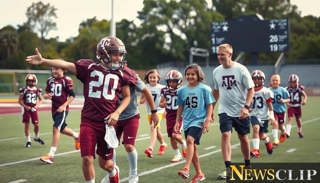 Texas A&M Football Legends Launch Youth Sports Camp in Bryan