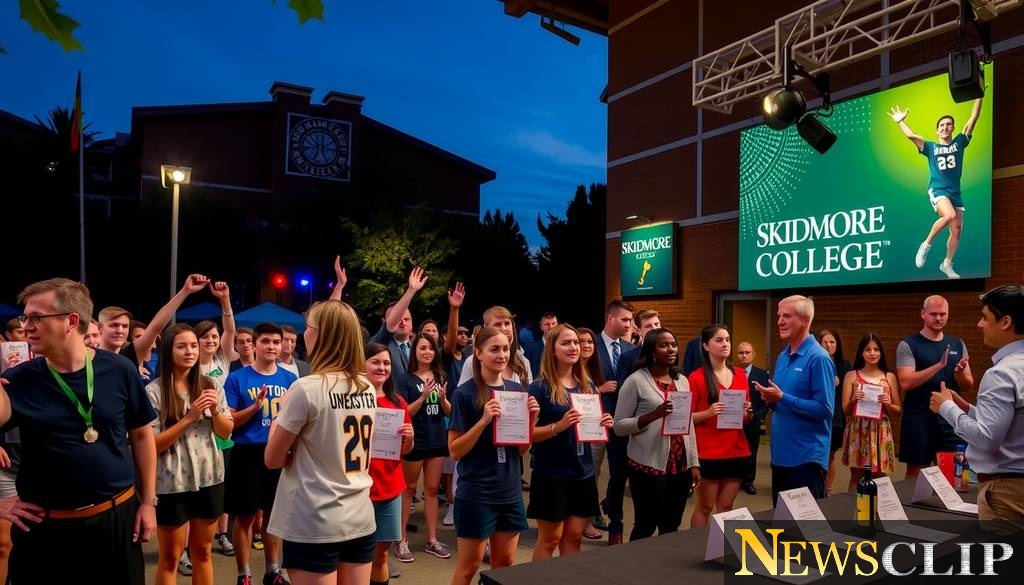 Celebrating Excellence: Skidmore College's Sports Recognition Night Shines a Spotlight on Student-Athletes