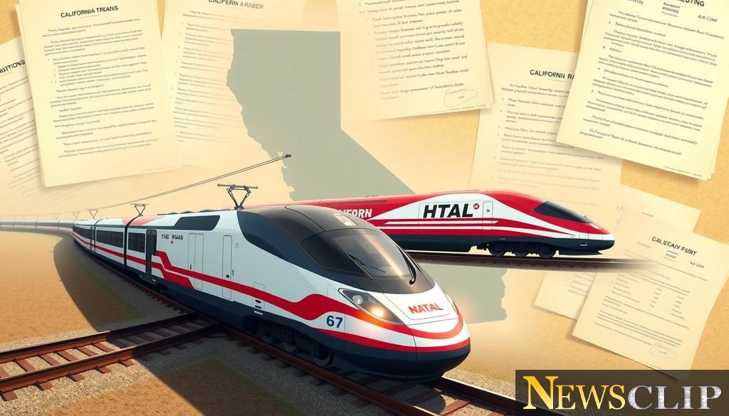 California High-Speed Rail Authority's Plan Sparks Legal Concerns