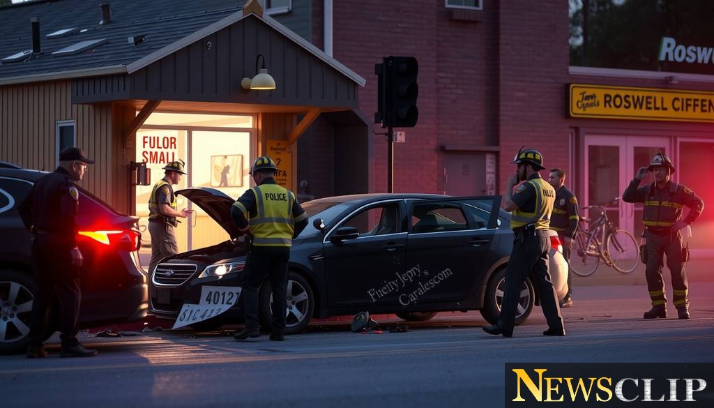 A Sudden Turn: Car Crashes into Roswell Business, What It Means for Local Safety