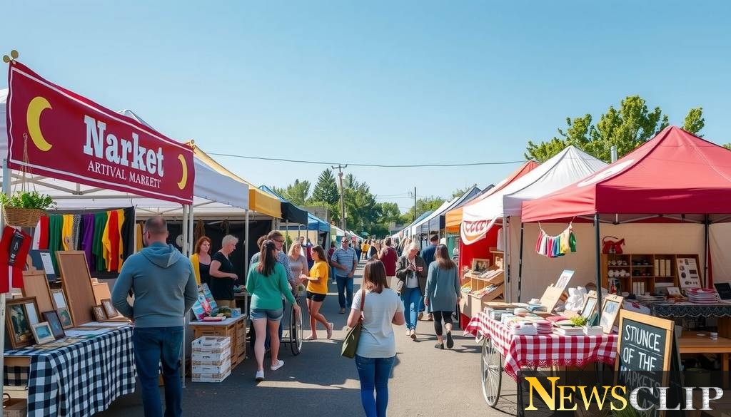 Community Rallies: Free Vendor Market Aids Those Affected by Painted Tree Closure