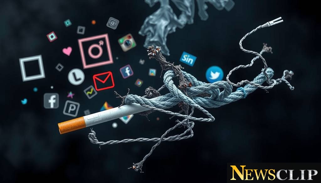 The Digital Age's New Cigarettes: Social Media's Toxic Grip