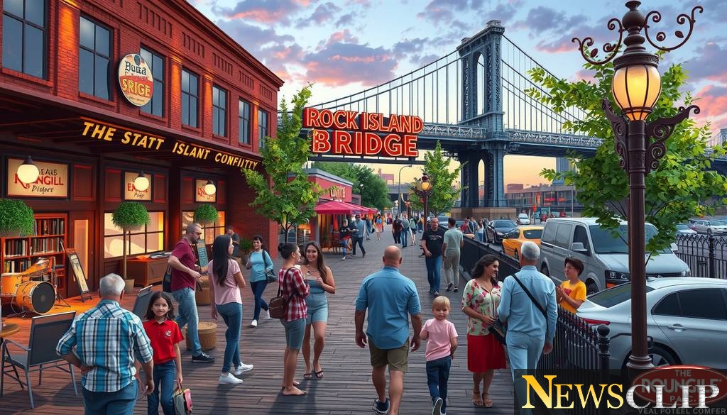 Exciting Launch: Rock Island Bridge Entertainment District Set to Ignite Next Month