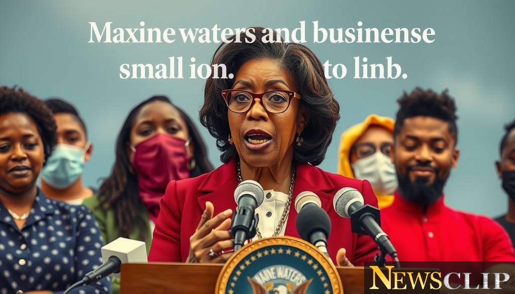 Maxine Waters Critiques CFPB Decision on Small Business Lending Data