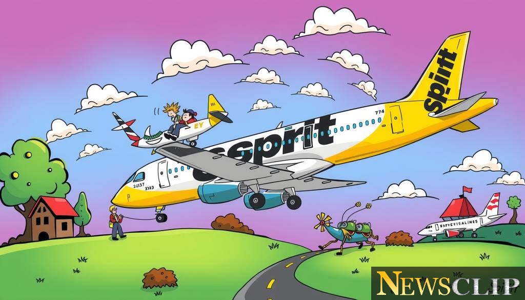 Farewell to Spirit Airlines: A Cartoon Commentary