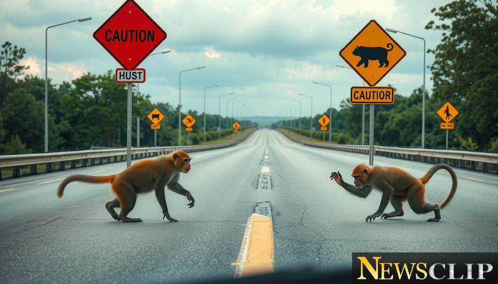 Chaos Unleashed: Monkeys on the Loose After Truck Crash in Mississippi