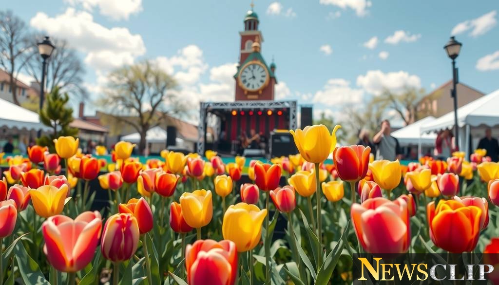 Tulip Festival: A Blooming Stage with Keegan James