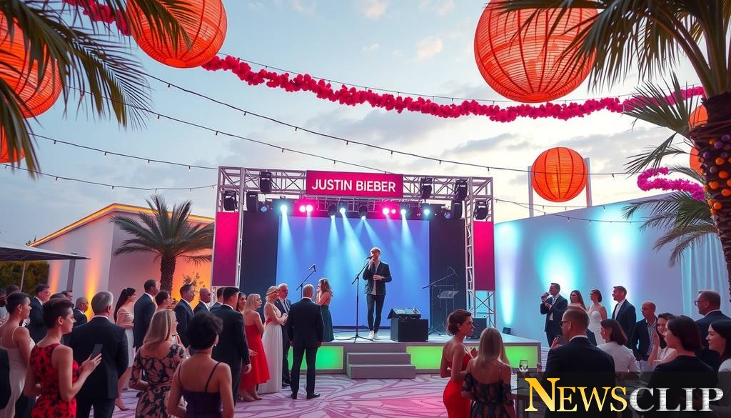 Justin Bieber's Montecito Bash: A Star-Studded Encounter with AI Executives