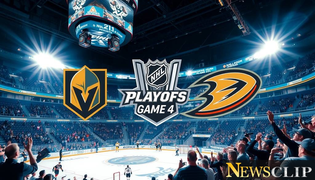 NHL Playoffs Showdown: How to Catch Knights vs. Ducks Game 4 Live!