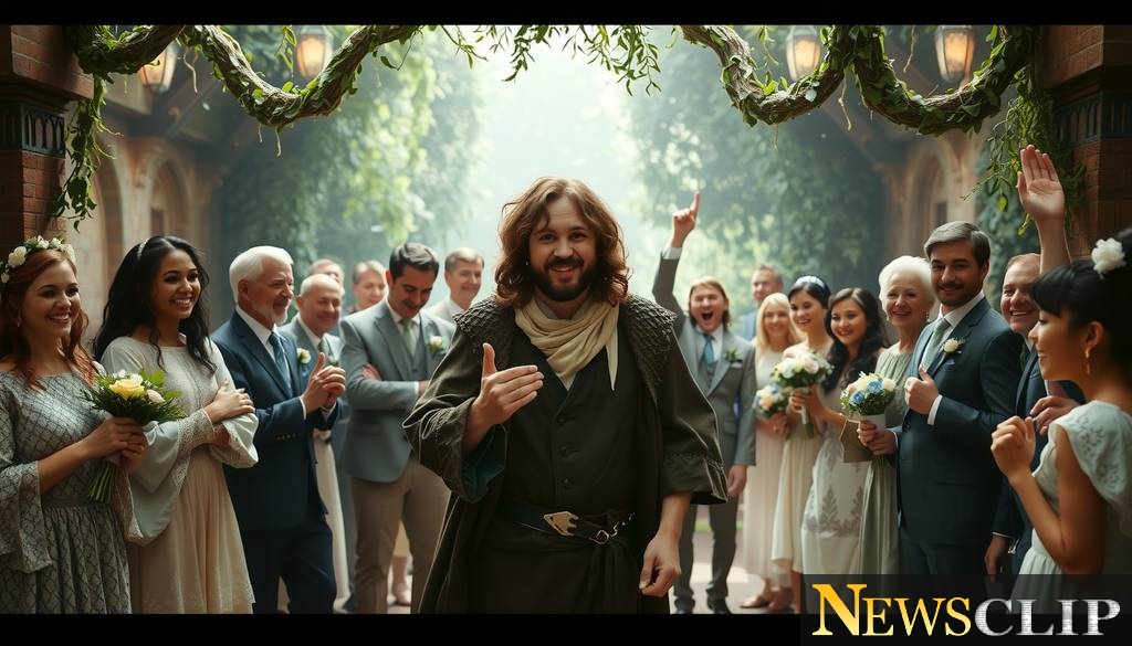 Elijah Wood Crashes a Wedding: A Charming Return to Middle-earth