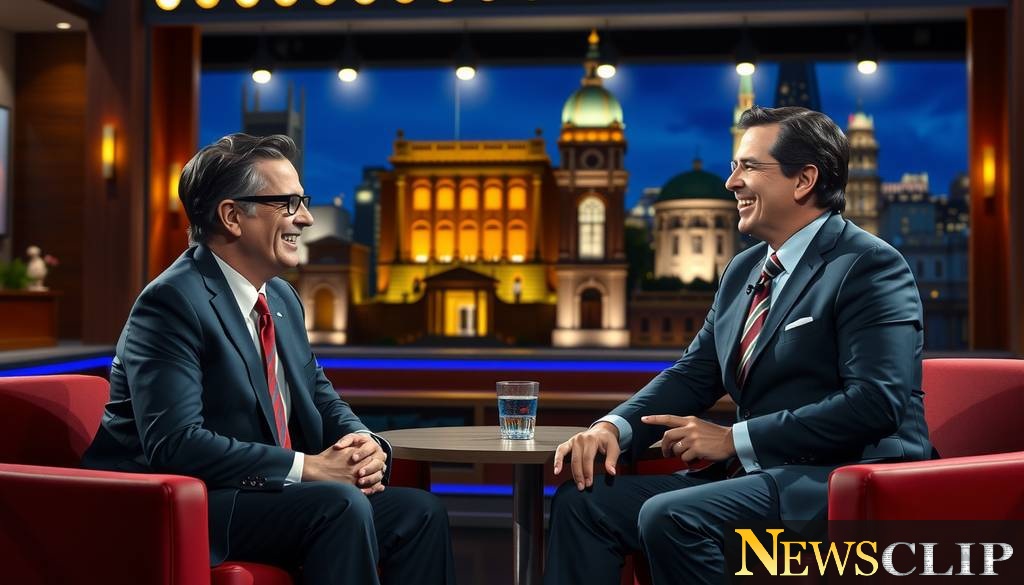 When Beauty Steals the Spotlight: Colbert's Starry Distraction