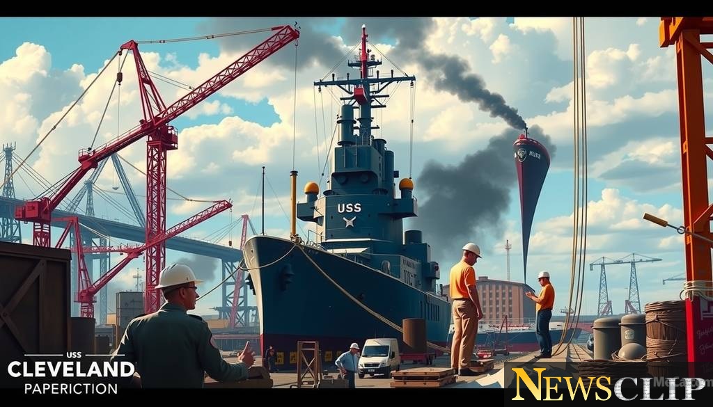 Crafting the USS Cleveland: A Tribute to Local Ingenuity