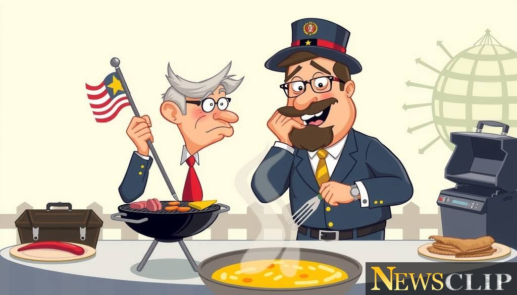 Grill Master Trump: A Satirical Reflection on Leadership