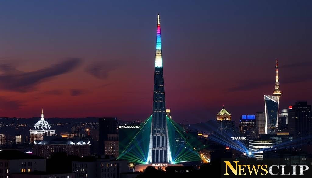 Transamerica Pyramid: A Beacon of Light in San Francisco's Night Sky