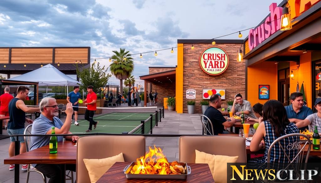 Crush Yard: Where Pickleball Meets Culinary Delight