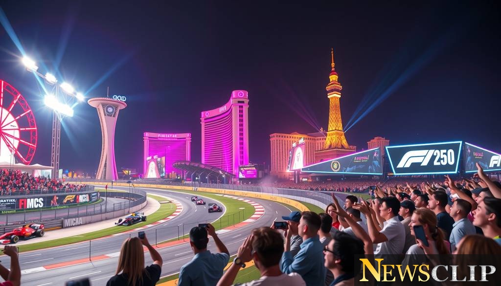 A Spectacle in the Desert: F1 Las Vegas Grand Prix's Star-Studded Entertainment Lineup