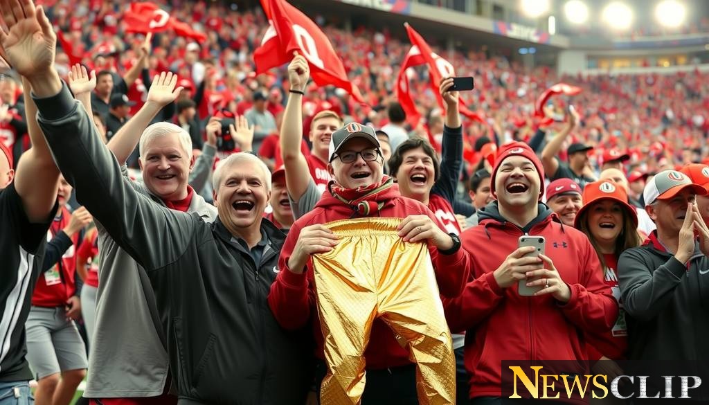 Portnoy Delivers GOLD PANTS to Buckeye Fans: A Celebration of Loyalty! 🎉