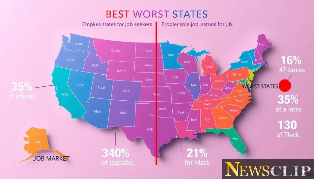 Job Market Landscape: Top 10 States for Opportunities and the 10 Most Challenging