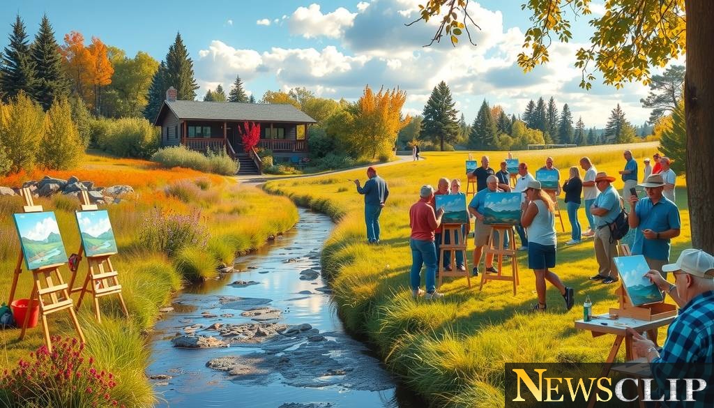 Exploring the Vibrant Canvas: West Canada Creek Plein Air Art Exhibit Opens