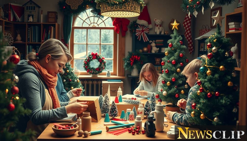 Brewer Business Unites Community with Christmas Tree Craft Workshop for Charity