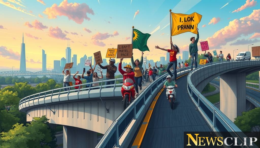 Roadside Reflections: The Layers Behind Freeway Overpass Protests