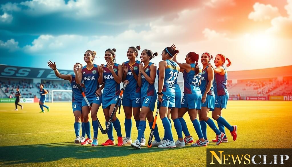 Historic Triumph: Indian Women's Hockey Team Dominates USA in FIH Nations Cup
