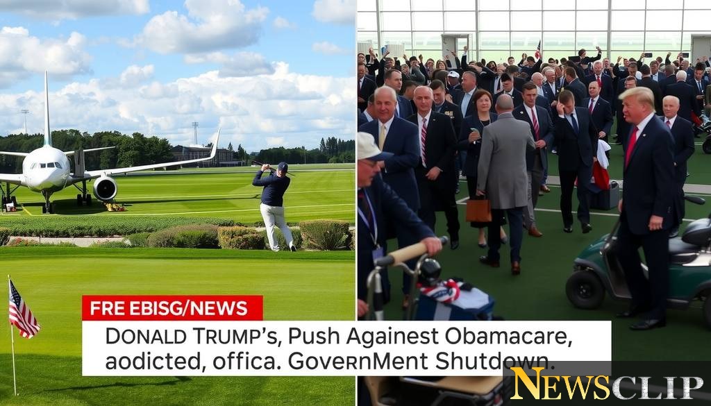 Trump's Bold Moves: A Challenge to Obamacare Amid Ongoing Shutdown Chaos