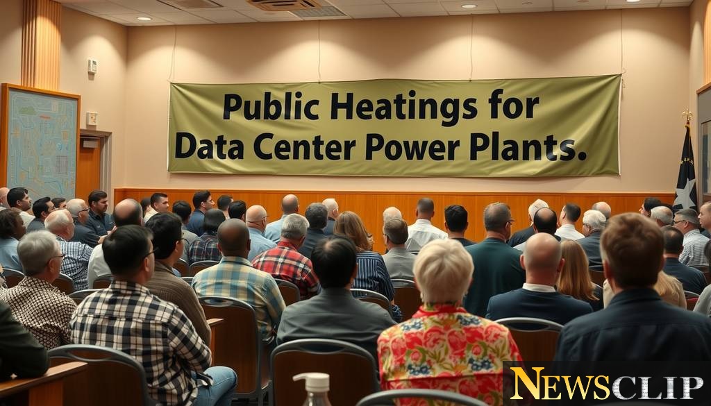 Demand for Transparency: Public Hearings on Data Center Power Plants