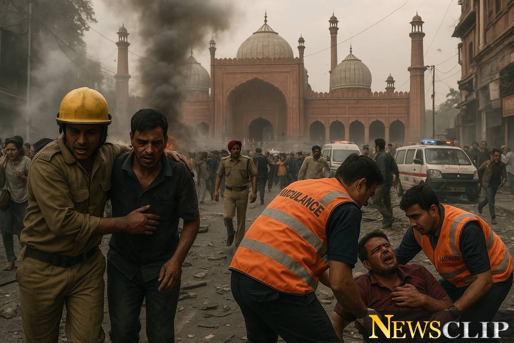 Tragedy Strikes in Delhi: Deadly Explosion Claims Eight Lives