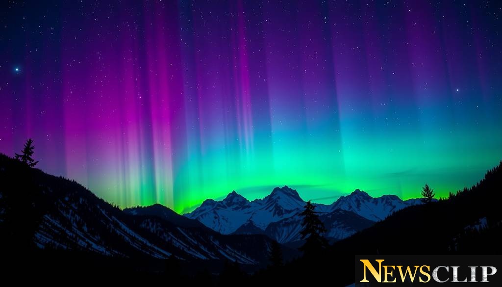 A Cosmic Dance: The Northern Lights Illuminate America's Skies