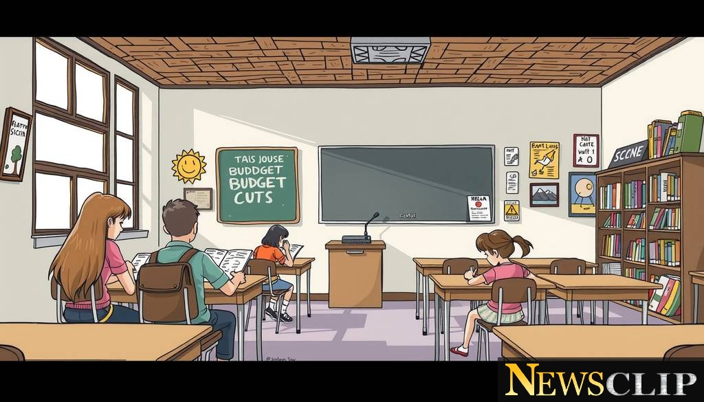 Reflections on the Weight of Budget Cuts: A Visual Commentary