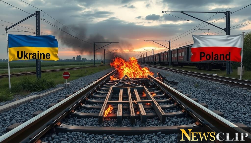 Poland Uncovers Railway Track Sabotage Involving Ukrainians: A Deeper Look