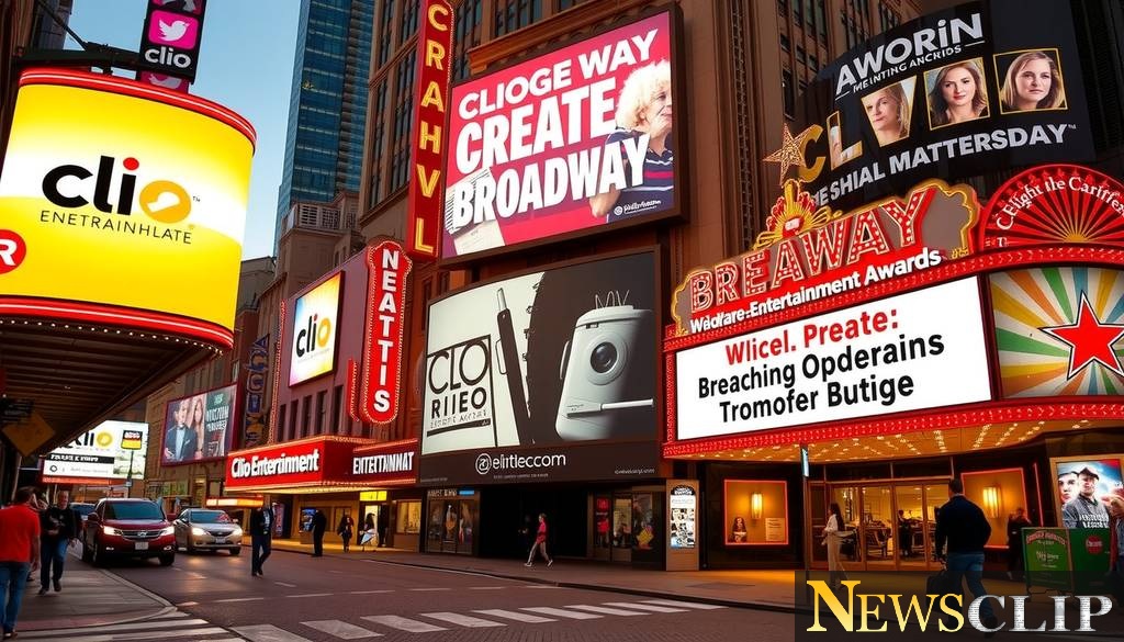 Celebrating Broadway: The 2025 Clio Entertainment Awards Shine a Spotlight on Ad Creativity