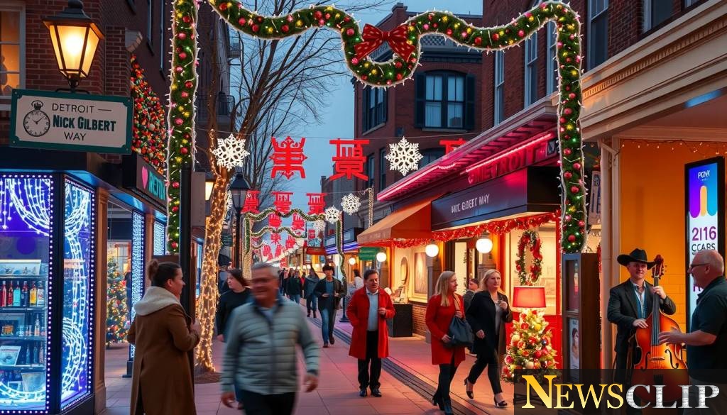 Celebrating the Heart of Detroit: A Holiday Tribute to Nick Gilbert Way