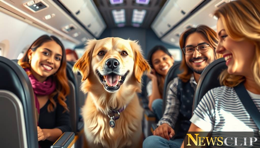 Meet the Golden Retriever Bringing Joy to Airline Passengers